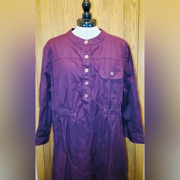 Gap Maternity Plus Size Dress NWOT XXL | Real Color is Burgundy Red not Purple - Picture 5 of 9